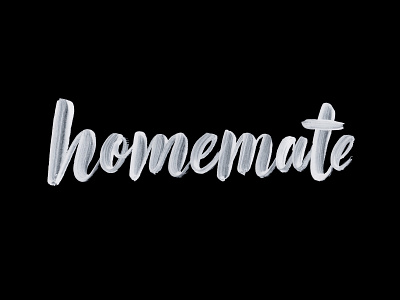 homemate handmade logo branding design logo typography