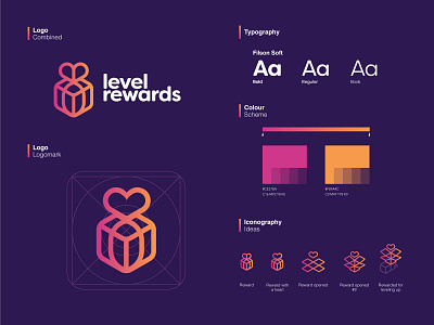 Level Rewards App Logo Design