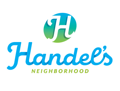 Handel's Neighborhood Association brand identity logo youngstown