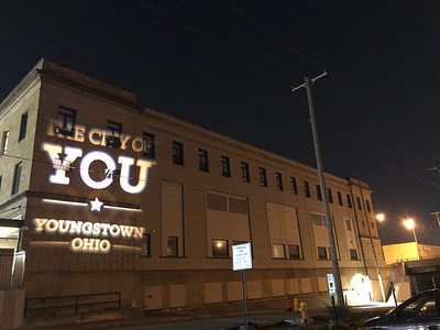 City of You logo projection ohio youngstown