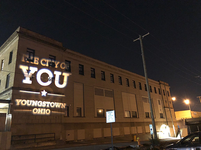 City of You logo projection