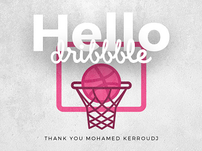 Hello Dribbble! debut dribbble hello thanks