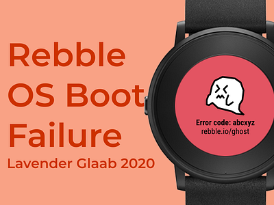 Rebble OS Boot Error Illustration
