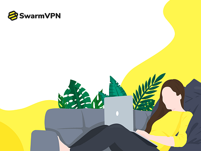 VPN Hero Illustration design graphic illustration landing web