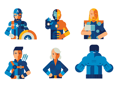 Avengers Flat icon