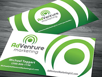 Business card & logo design for internet marketing company branding design logo vector