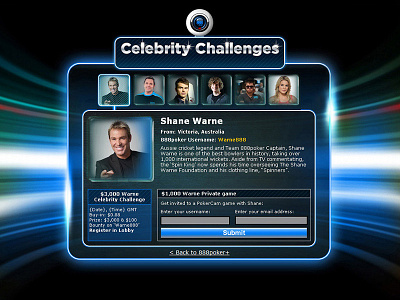 Celebrity Challenges