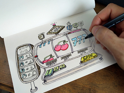 Double Win Slots App Preliminary sketch