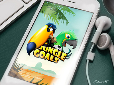 Jungle Goals App app brazil carnival casino football game goals jungle mobile parrot soccer