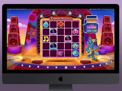 Lightning Bingo bingo casino design illustration slots