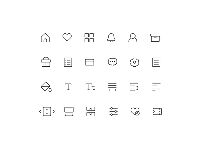 RIDI Story - Icon set design icon iconsets illustration lineicons