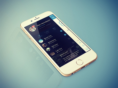 Grepple - iPhone 6 Application - Menu / List View