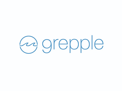 Grepple Logo app blue brand branding icon icons identity ios ios 8 iphone logo white