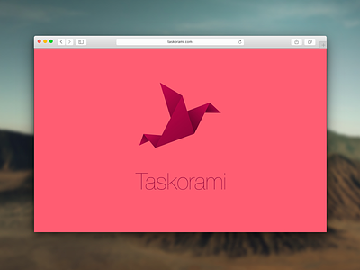 Taskorami Intro Screen