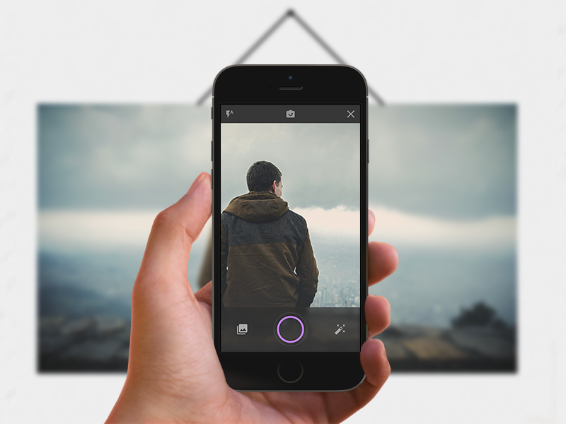 Photo Splash (iOS) file free freebie iphone mockup resource sketch sketchapp ui user experience user interface ux