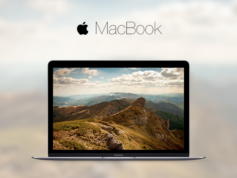 MacBook 2015 (.sketch attached) apple file free freebie mac macbook mockup resource sketch sketchapp