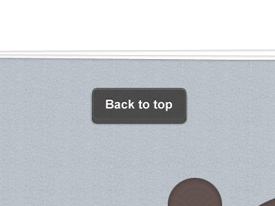 Back to top - 3D Button 3d blue brown button content dimensional dimensionally footer gray grey shadow sheets top web website white