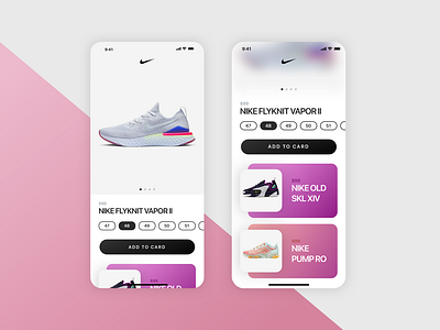 Nike Shop UI Concept (Sketch Freebie)