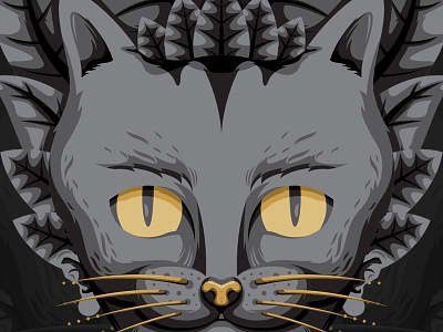 Cat Man Illustration apparel branding cat clothing design fabric face graphicdesign illustration man textile vector
