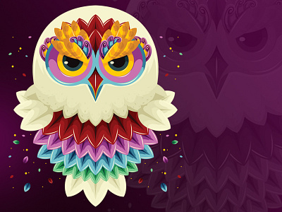 Owl Illustration apparel artwork design digitalart graphicdesign illustration owl owl design owl illustration vector