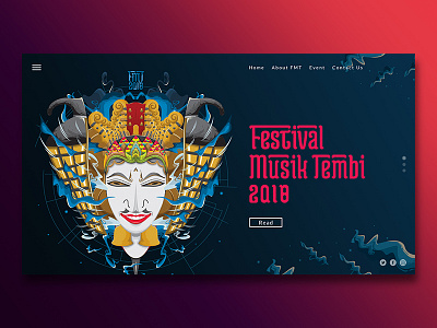 Tembi Music Festival 2018 app brandidentity branding design event eventorganizer festival flat graphicdesign icon illustration page ui ux vector web