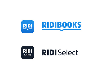 RIDI Brand Identity app icon books branding font identity logo product typography ui