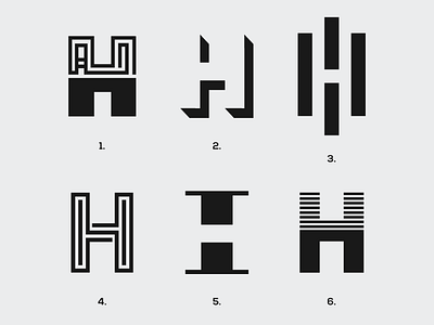 Letter 'H' exploration by Lavish D. Designs on Dribbble