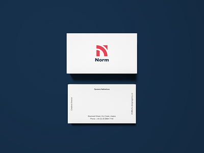 Business Card for Norm. brand designer brand identity brand identity designer branding branding design branding designer design graphics designer identity designer logo logo design logo designer logo inspiration logomark logos logotype visual designer visual identity designer