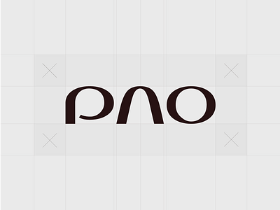 PAO Architects Final Logotye Wordmark Design