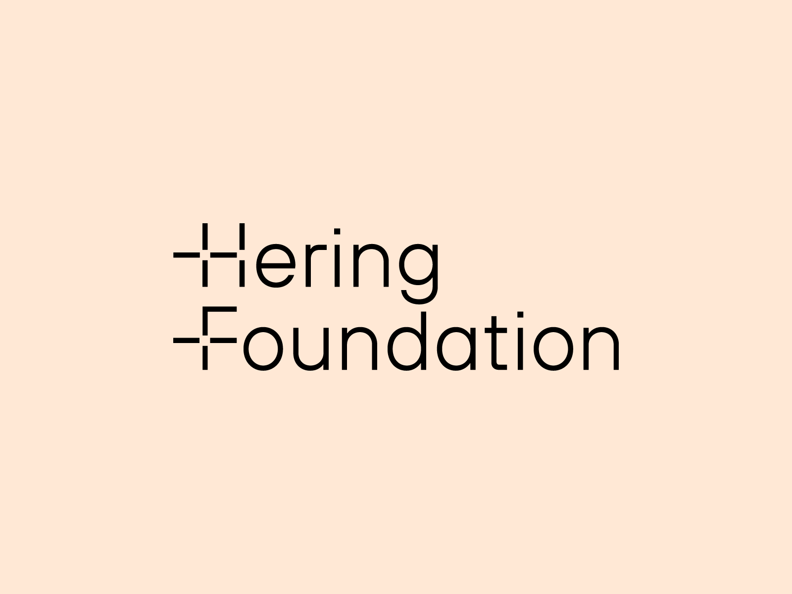 Hering Foundation Identity Design / Logotype Wordmark WIP branding design icon identity logo logotype mark minimal symbol typography wordmark