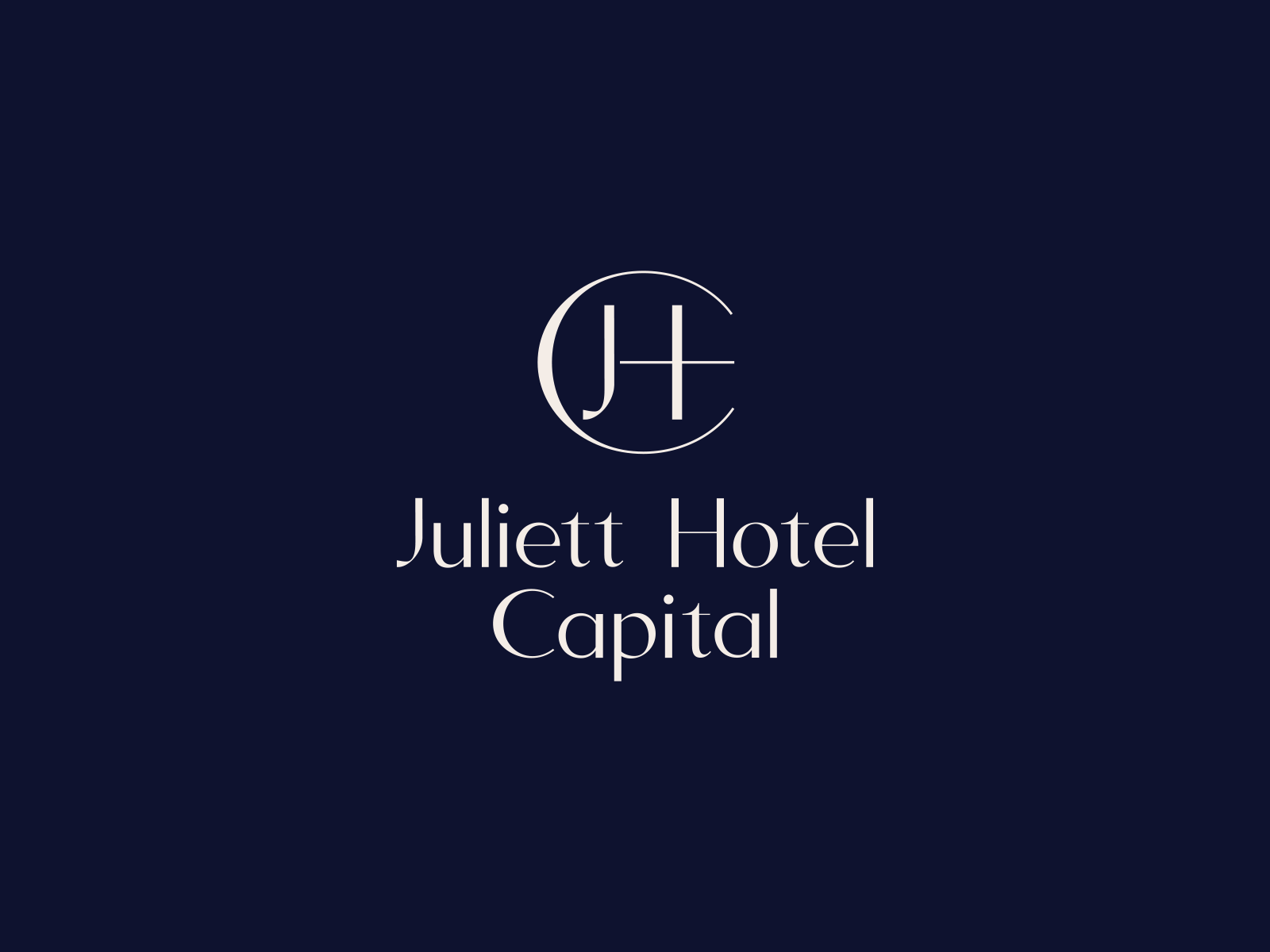 Juliett Hotel Capital Logotype / Symbol Mark Branding