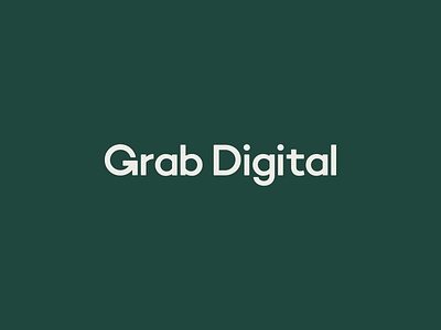 Grab Digital Logotype Wordmark Design / Identity / Branding