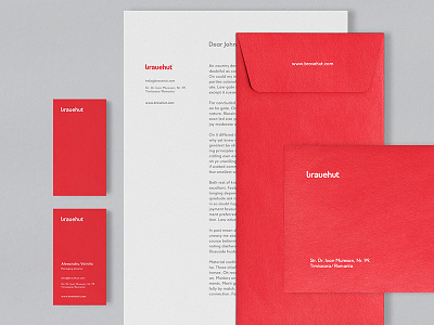 Bravehut Identity / Branding / Corporate Id agency bravehut digital identity logo red wordmark