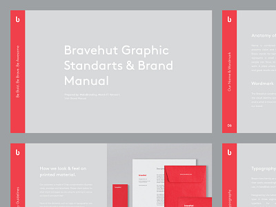 Bravehut Brand Manual agency brand bravehut colors guidelines identity logo manual typoography
