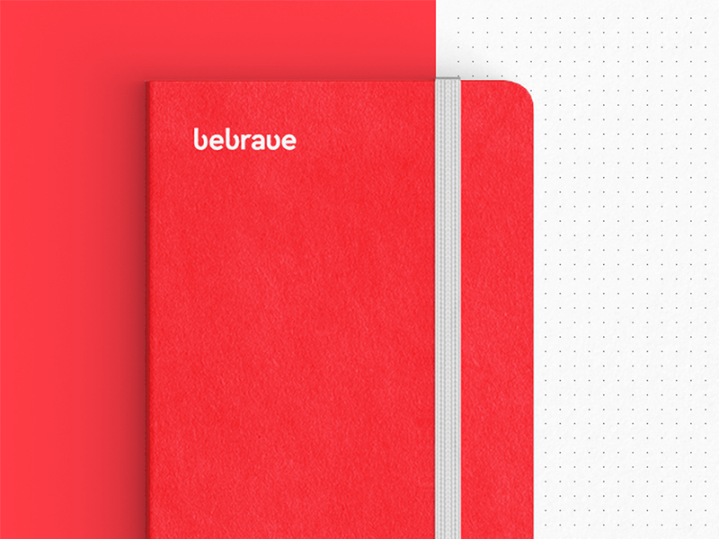 BeBrave Notebook / Bravehut Agency by Matis Branding on Dribbble