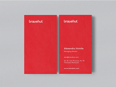 Bravehut Business Cards / Idenitity / Branding