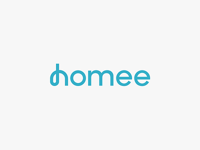 Homee Logotype Wordmark / H / Home / Interior app design homee hutch interior mark modern symbol type typography wordmark