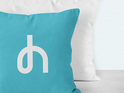 Homee Symbol / Mark Pillow / Interior / Home app design homee icon interior loop mark pillow symbol typography