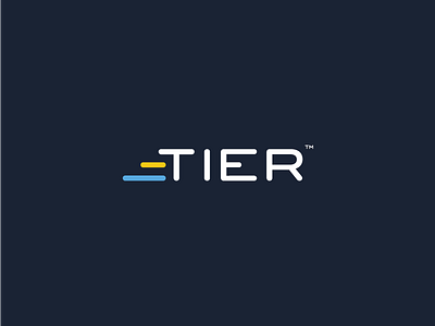 TIER Logotype Wordmark / Data / Digital / IOT colors data iot levels logo symbol tier wordmark