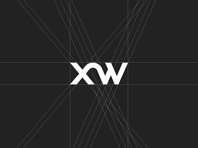 Pixweld (XW) Wordmark Logotype Structure curve flow letter logotype pixweld typeface wordmark xw
