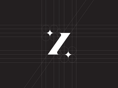 Zilinskas Logotype Mark / Symbol / Z / Star blitz design fashion logo mark minimal monomark photographer shine star symbol