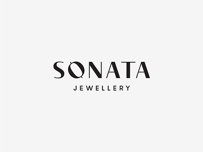 Sonata Jewellery Logotype Wordmark / Symbol / O elegant flow jewelery lettermark logotype mark o s sharp sonata symbol typography