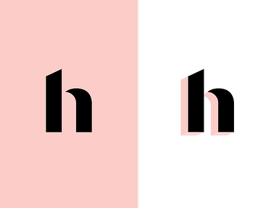 Hutch Interior Design App Symbol / Mark / 3D 3d design edgy h icon interior mark minimal shadow sharp style symbol