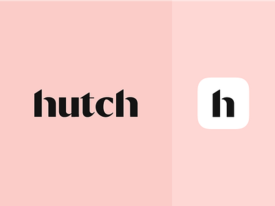 Hutch Interior Design App Logo Wordmark / Lettermark / H / Icon