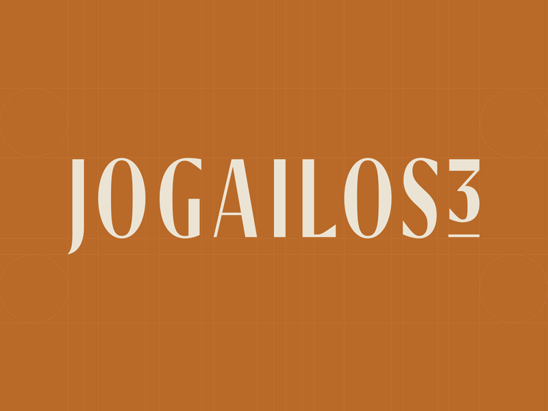 Jogailos3 Residency Branding / Logotype / Wordmark agency design digital identity logo logotype symbol type typography wordmark