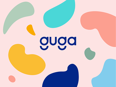 Guga - Artfully playful toys Logotype Wordmark Branding