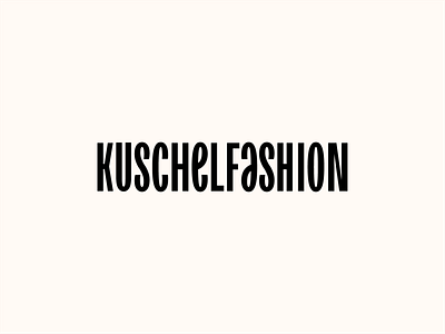 Kuschelfashion Logotype Wordmark / WIP bold branding design fashion germany identity logo logotype type typography wordmark