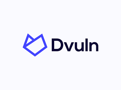 Dvuln Combination Logotype / Identity branding branding agency design drawing dvuln hacker head identity line logo logotype minimal security strokes wolf