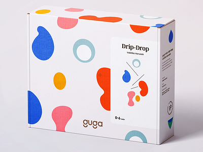 GuGa - Artfully Playful Baby Toys and Accessories Packaging V2 artfullyplayful baby branding guga identity kid mobile packaging toys