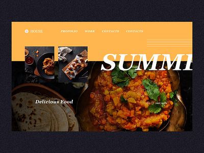 Food ui ux web